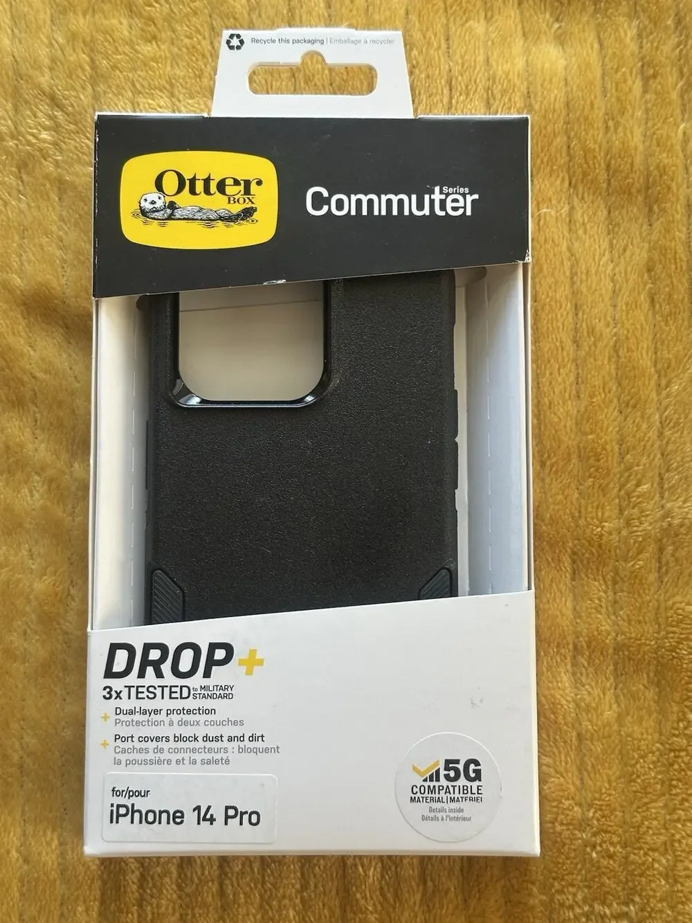 iPhone 14 Pro Commuter Series Case Black Slim Tough Pocket - Sealed NIB